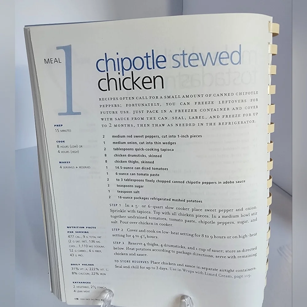 Better Homes and Gardens Cook Once Eat Twice Cookbook